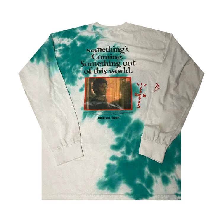 Cactus Jack by Travis Scott Something's Coming II Long-Sleeve T-Shirt White Bleach