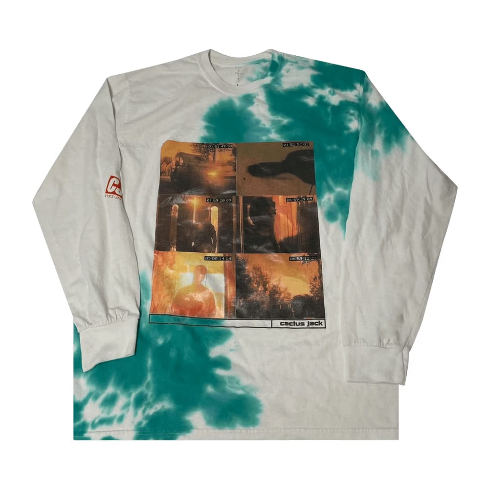 Cactus Jack by Travis Scott Something's Coming II Long-Sleeve T-Shirt White Bleach