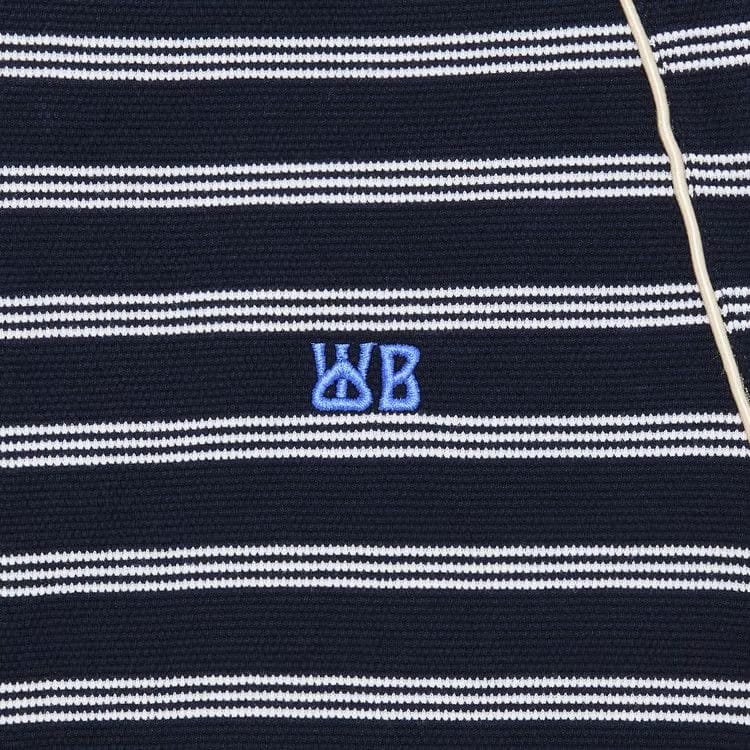 Wales Bonner Isaiah T-Shirt Navy/White