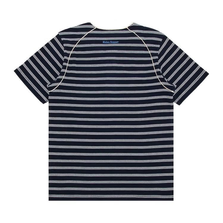 Wales Bonner Isaiah T-Shirt Navy/White