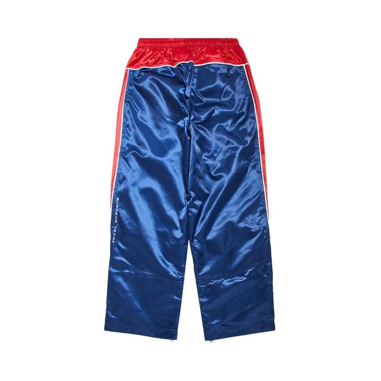 Supreme Satin Track Pant Navy