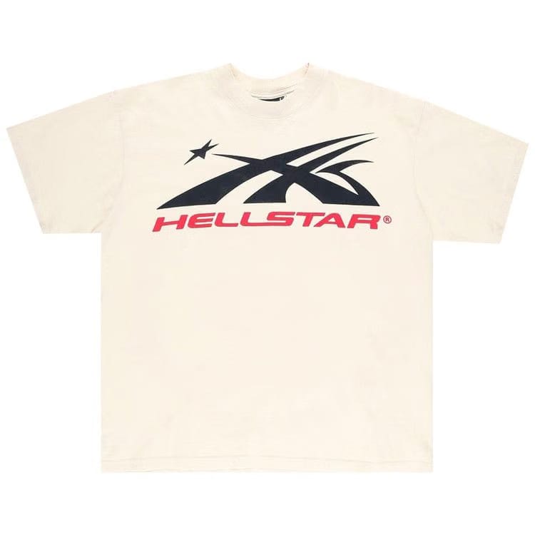 Hellstar Gel Sport Logo T-Shirt White/Red