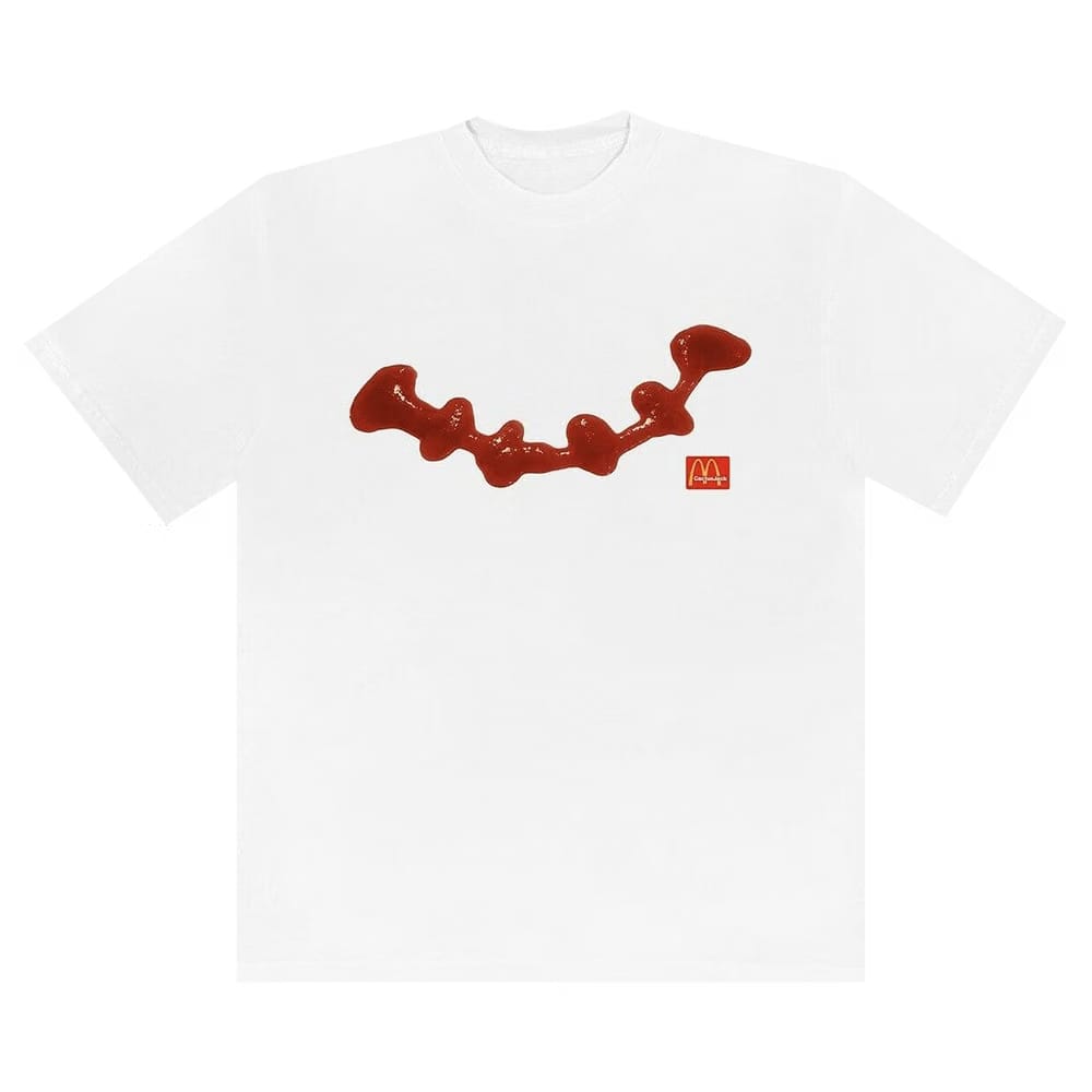 Cactus Jack by Travis Scott x McDonald's Ketchup T-Shirt White