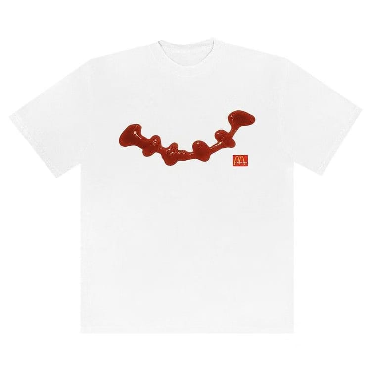 Cactus Jack by Travis Scott x McDonald's Ketchup T-Shirt White