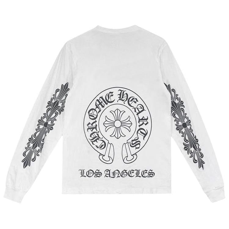 Chrome Hearts Los Angeles Exclusive Long Sleeve T-Shirt White