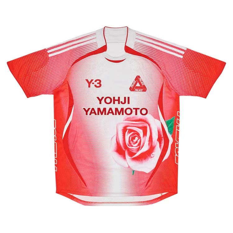 Y-3 x Palace Football T-Shirt White/Red