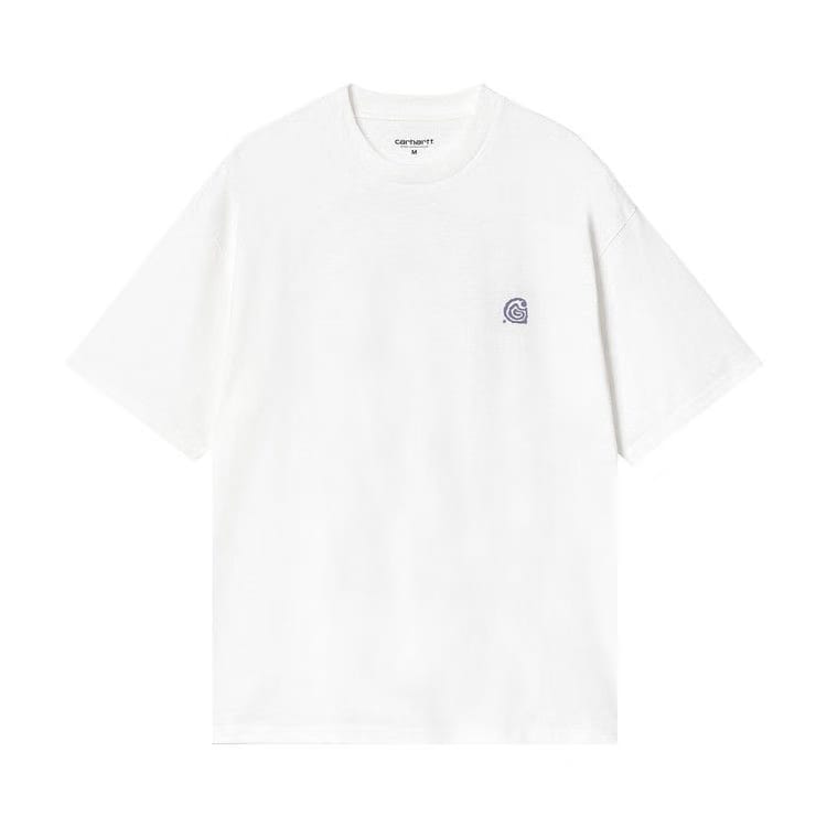 Carhartt WIP Shorts-Sleeve Helix T-Shirt White
