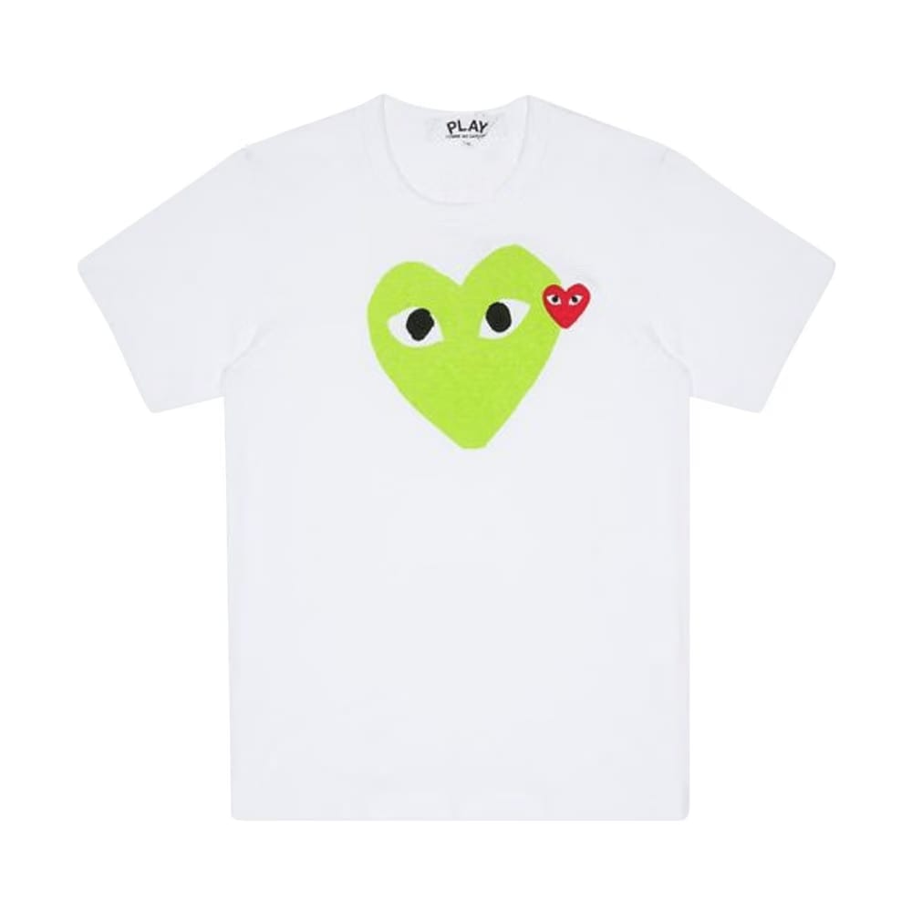 Comme des Garçons PLAY Heart Logo T-Shirt White/Green