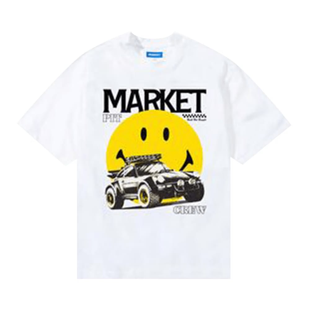 Market Smiley All Four T-Shirt White