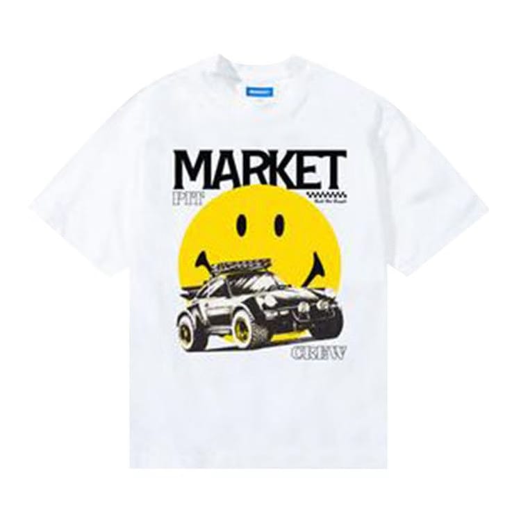 Market Smiley All Four T-Shirt White