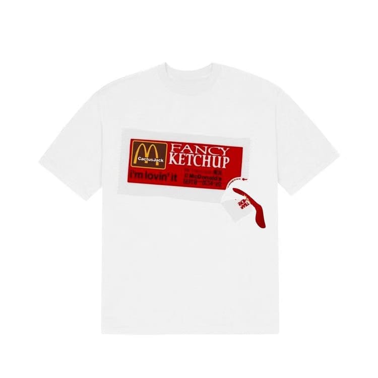 Cactus Jack by Travis Scott x Cactus Plant Flea Market Ketchup T-Shirt White