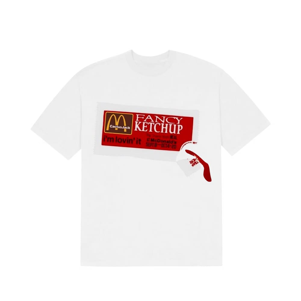Cactus Jack by Travis Scott x Cactus Plant Flea Market Ketchup T-Shirt White