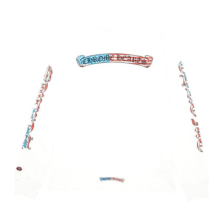 Chrome Hearts x Matty Boy America Long-Sleeve T-Shirt White