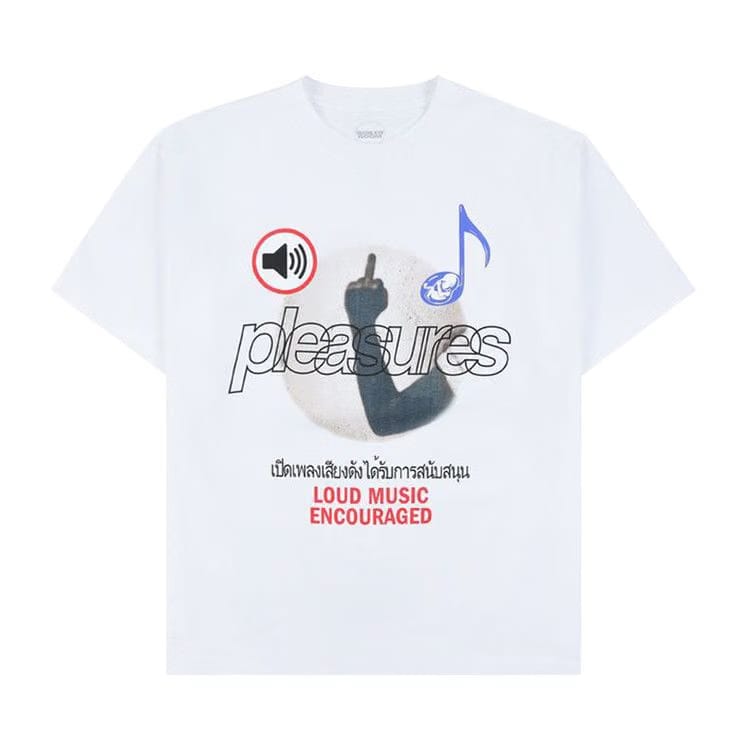 Pleasures Loud Music T-Shirt White