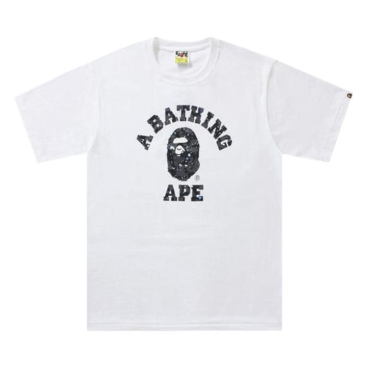 BAPE Space Camo College T-Shirt White