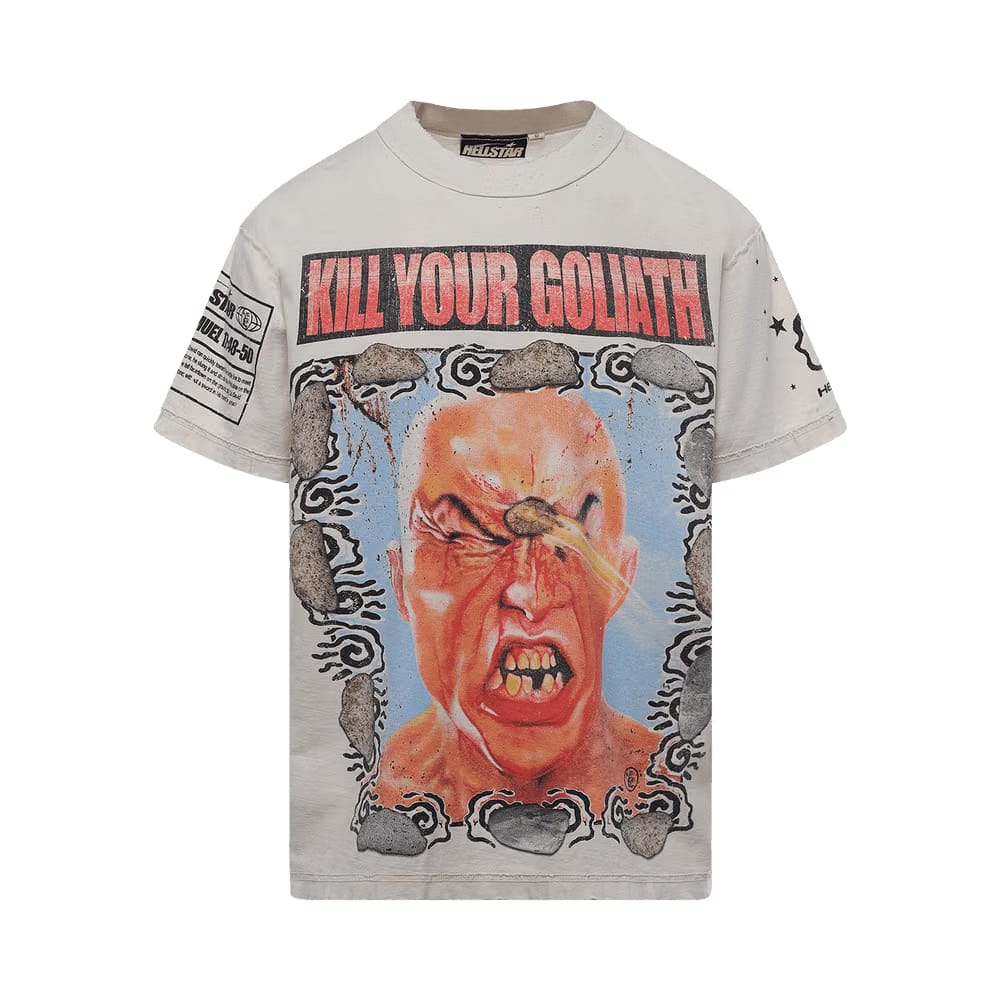Hellstar Kill Your Goliath T-Shirt White