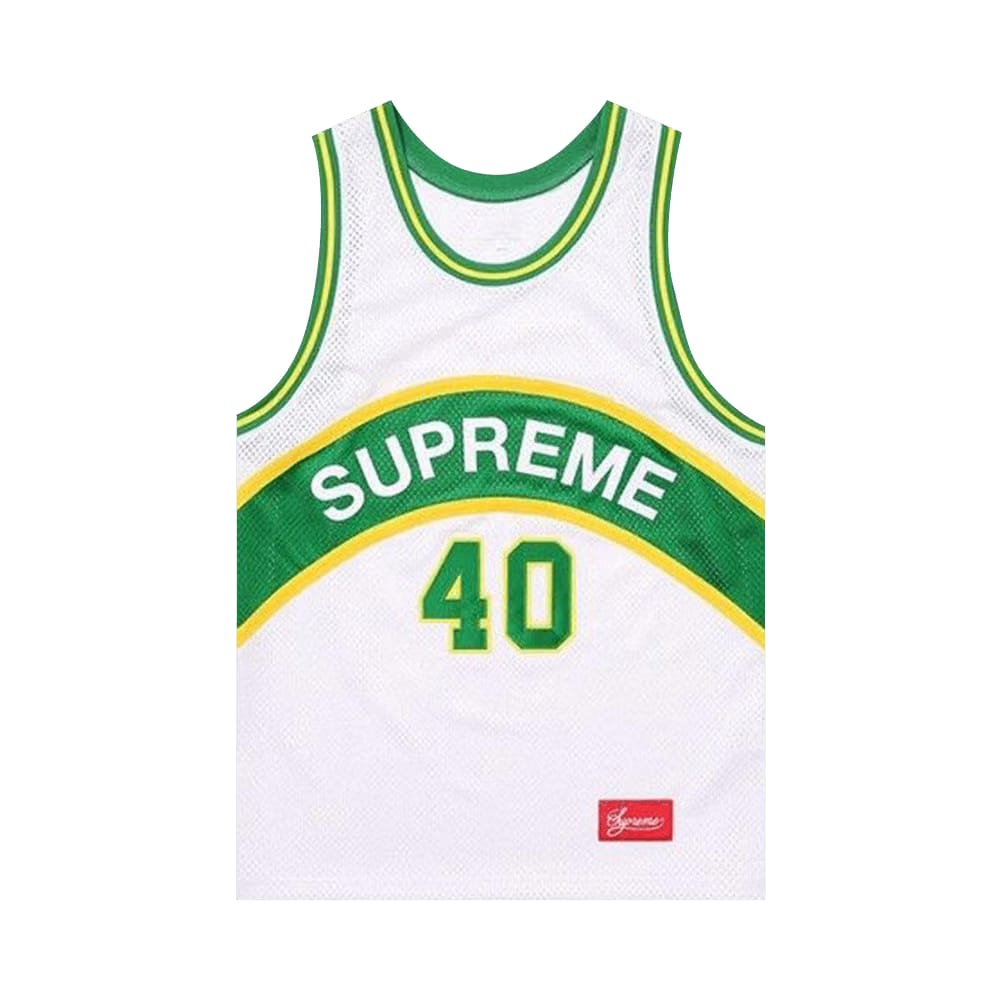 Supreme Curve Basketball Jersey White
