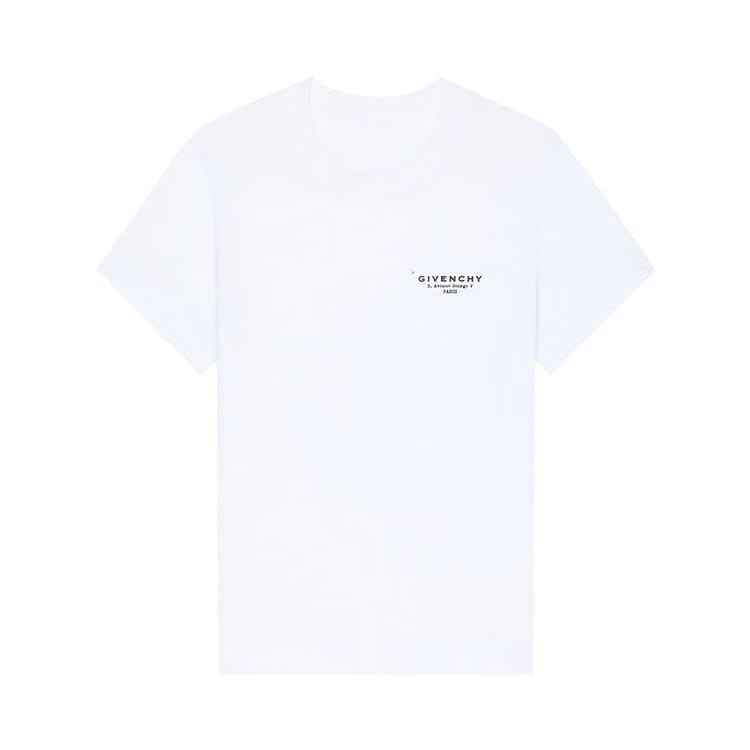 Givenchy Logo Printed Crewneck T-Shirt White