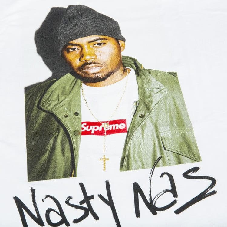 Supreme Nas T-Shirt White