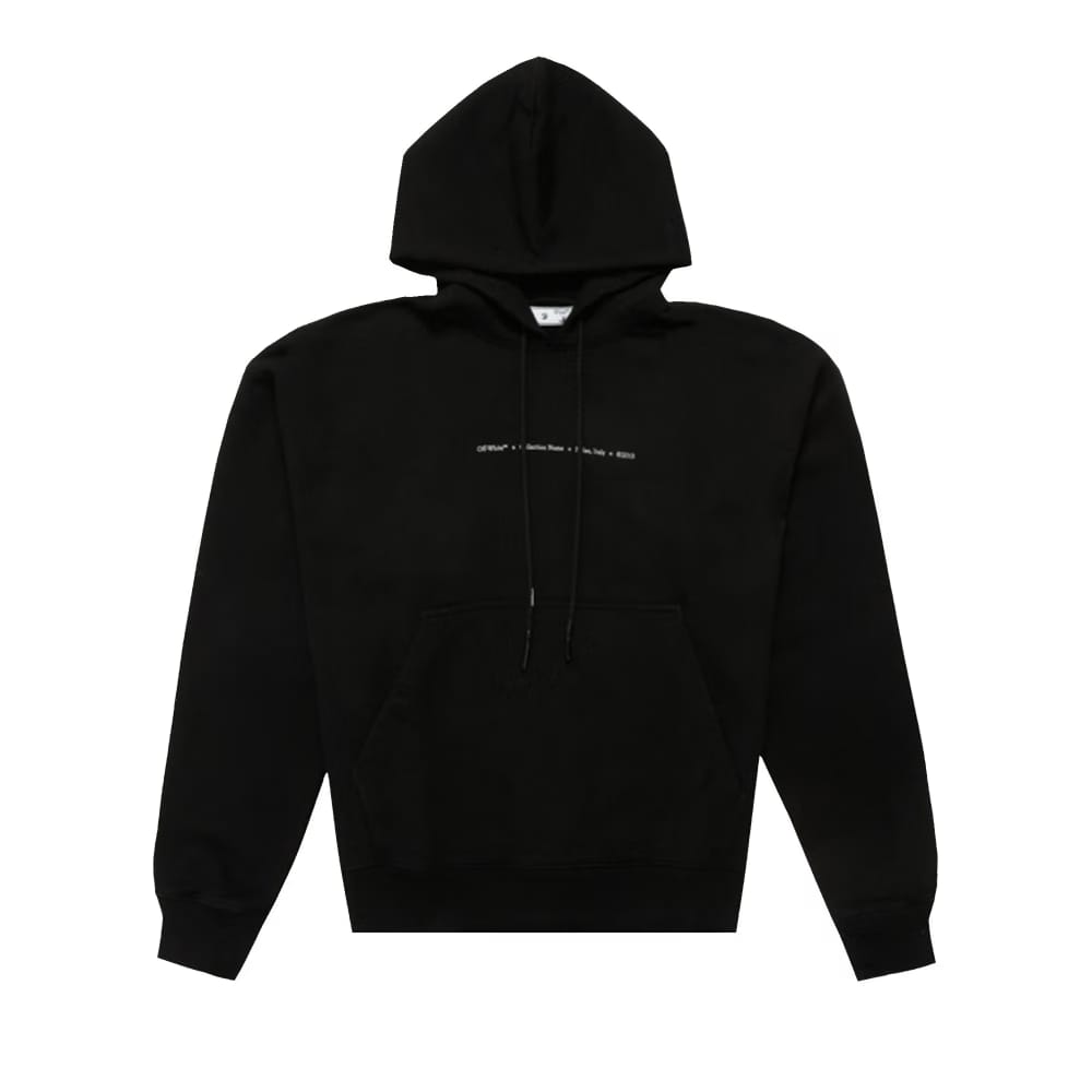 Off-White Marker Skate Hoodie Black/Multicolor