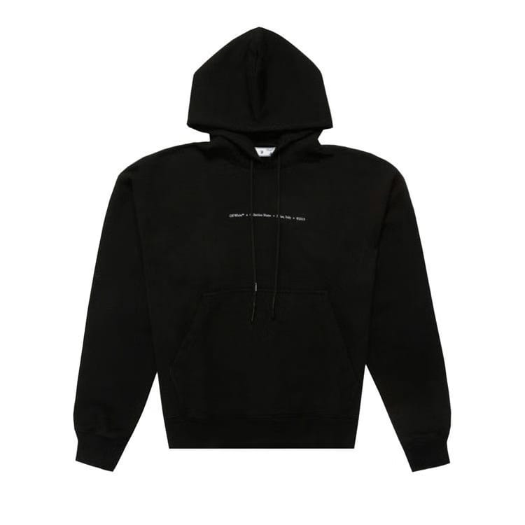 Off-White Marker Skate Hoodie Black/Multicolor