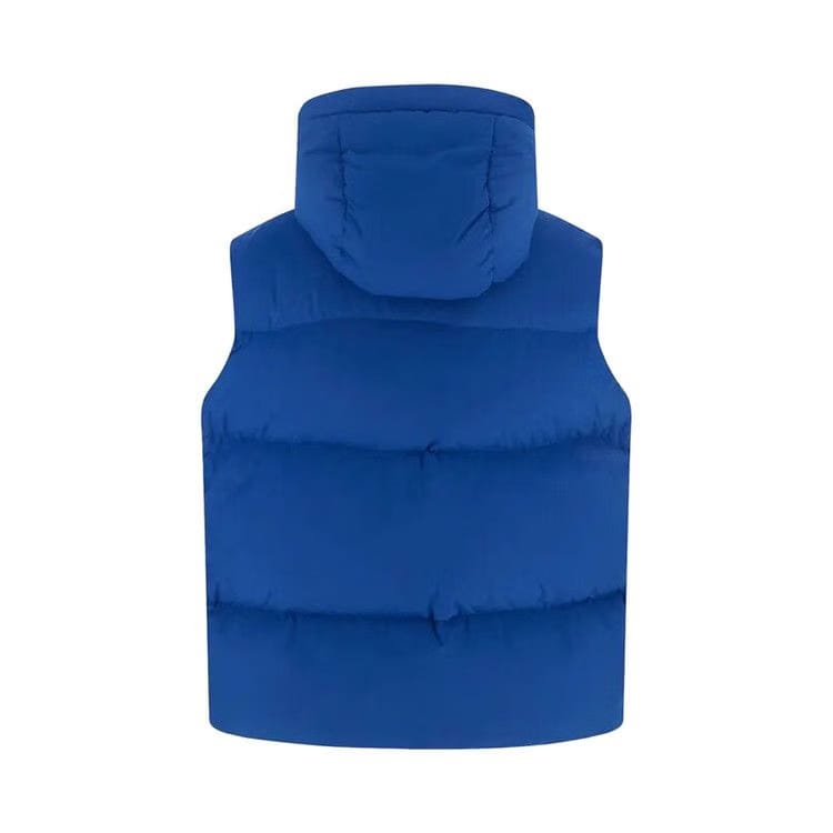 Off-White Bounce Hooded Down Vest Peacock/White