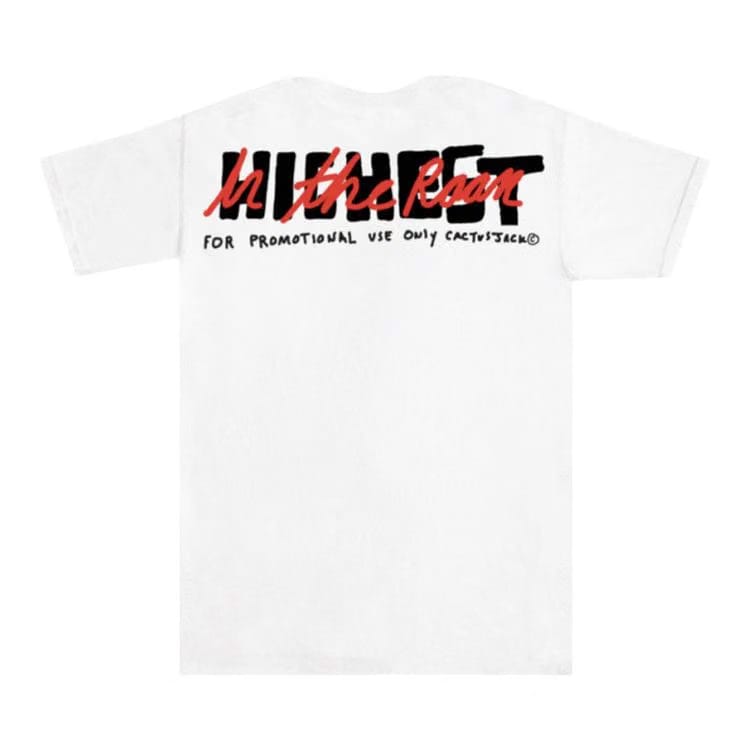 Cactus Jack by Travis Scott Highest In The Room Promo T-Shirt White