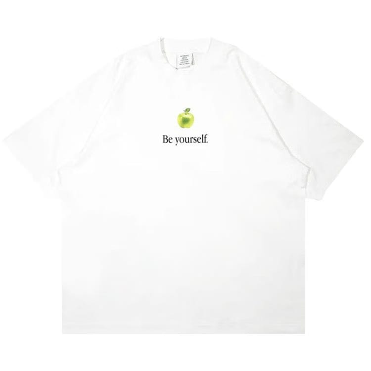Vetements Be Yourself Oversized T-Shirt White