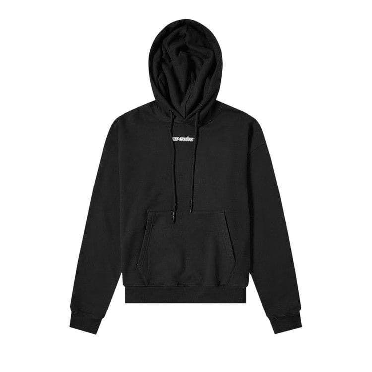 Off-White Marker Over Hoodie Black/Blue