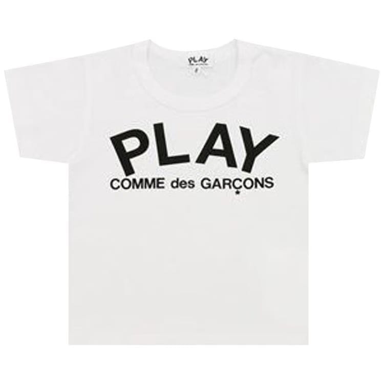 Comme des Garçons PLAY Kids Logo T-Shirt White