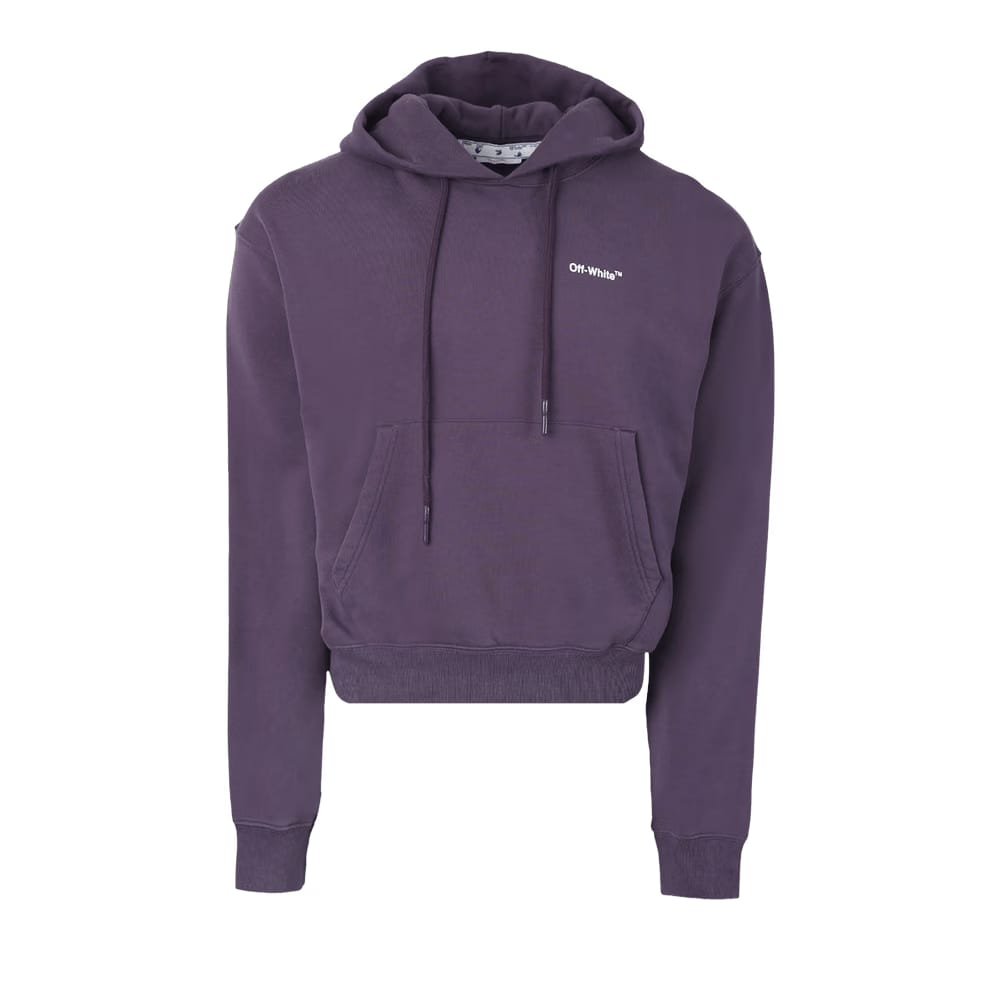 Off-White Caravaggio Crowning Over Hoodie Aubergine