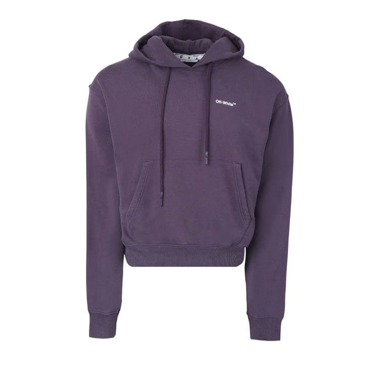 Off-White Caravaggio Crowning Over Hoodie Aubergine