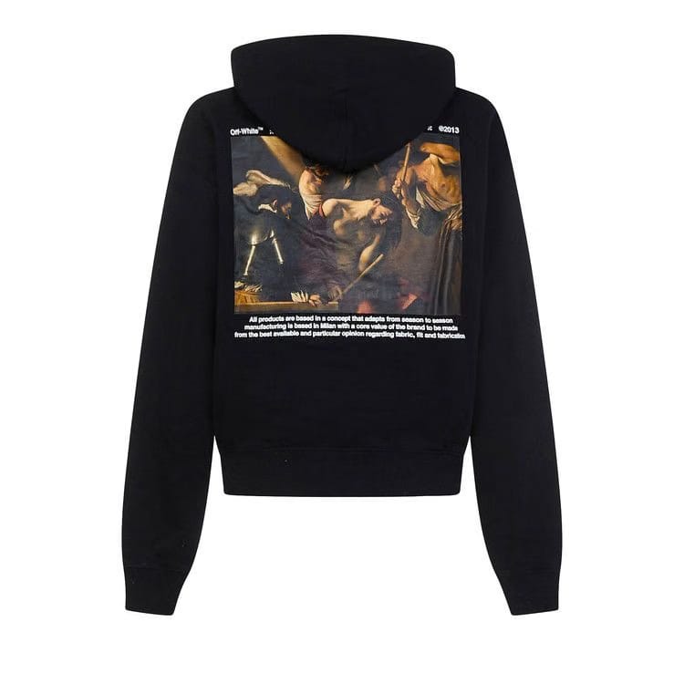 Off-White Caravaggio Crowning Over Hoodie Black/White