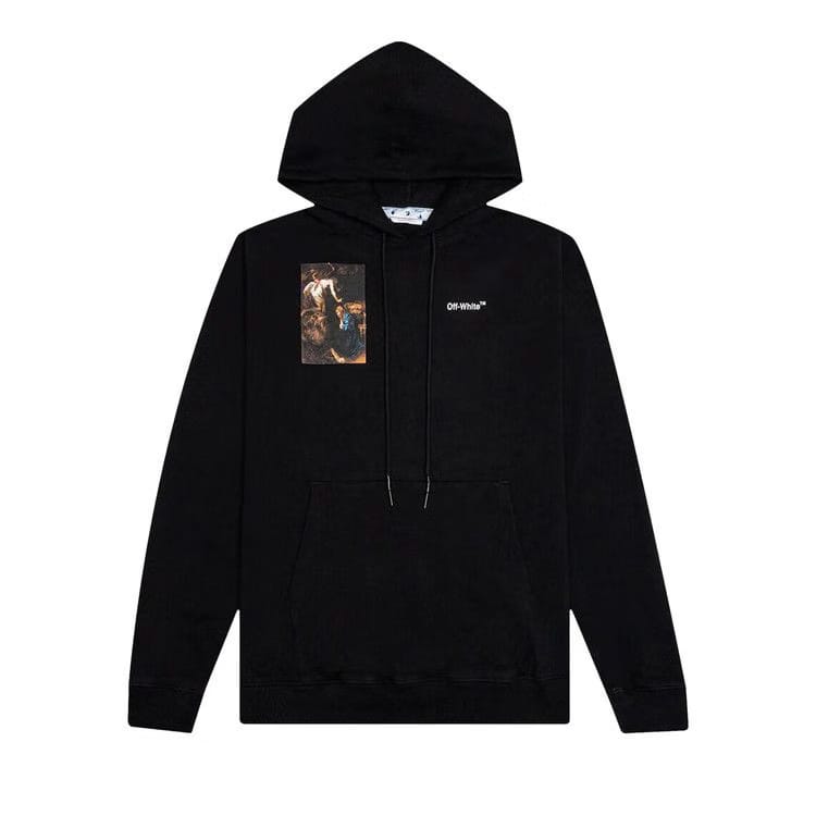 Off-White Caravaggio Lute Slim Hoodie Black/White