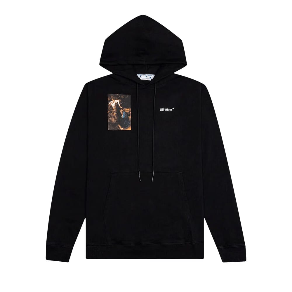 Off-White Caravaggio Lute Slim Hoodie Black/White
