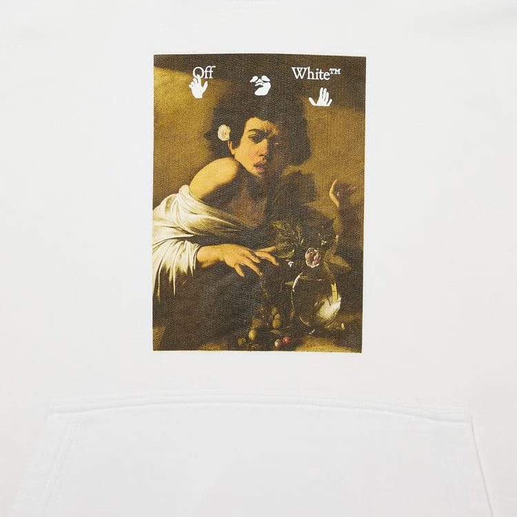 Off-White Caravaggio Boy Skate Hoodie White/Multicolor