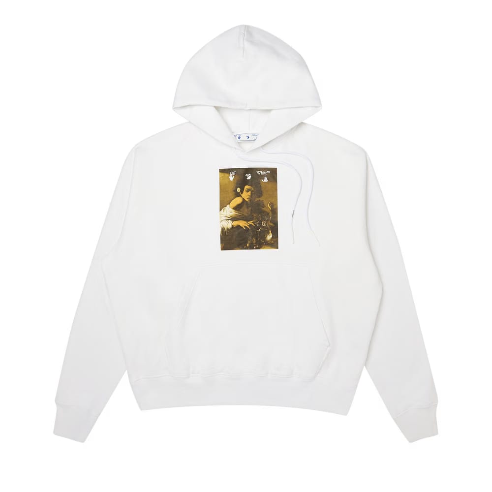 Off-White Caravaggio Boy Skate Hoodie White/Multicolor