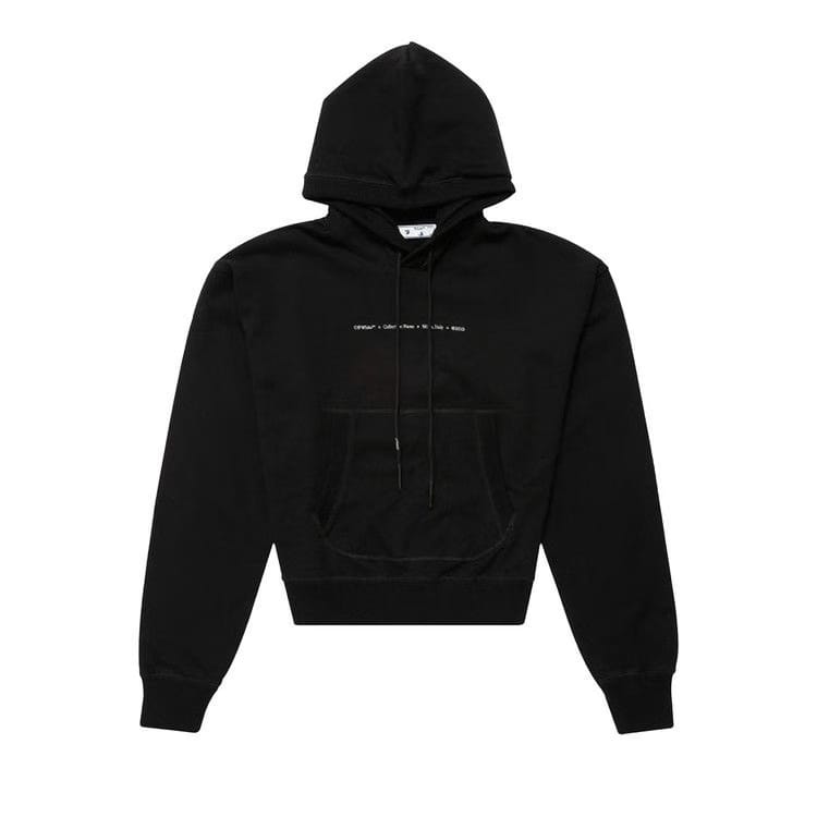 Off-White Tornado Arrow Over Flatlock Hoodie Black/Multicolor
