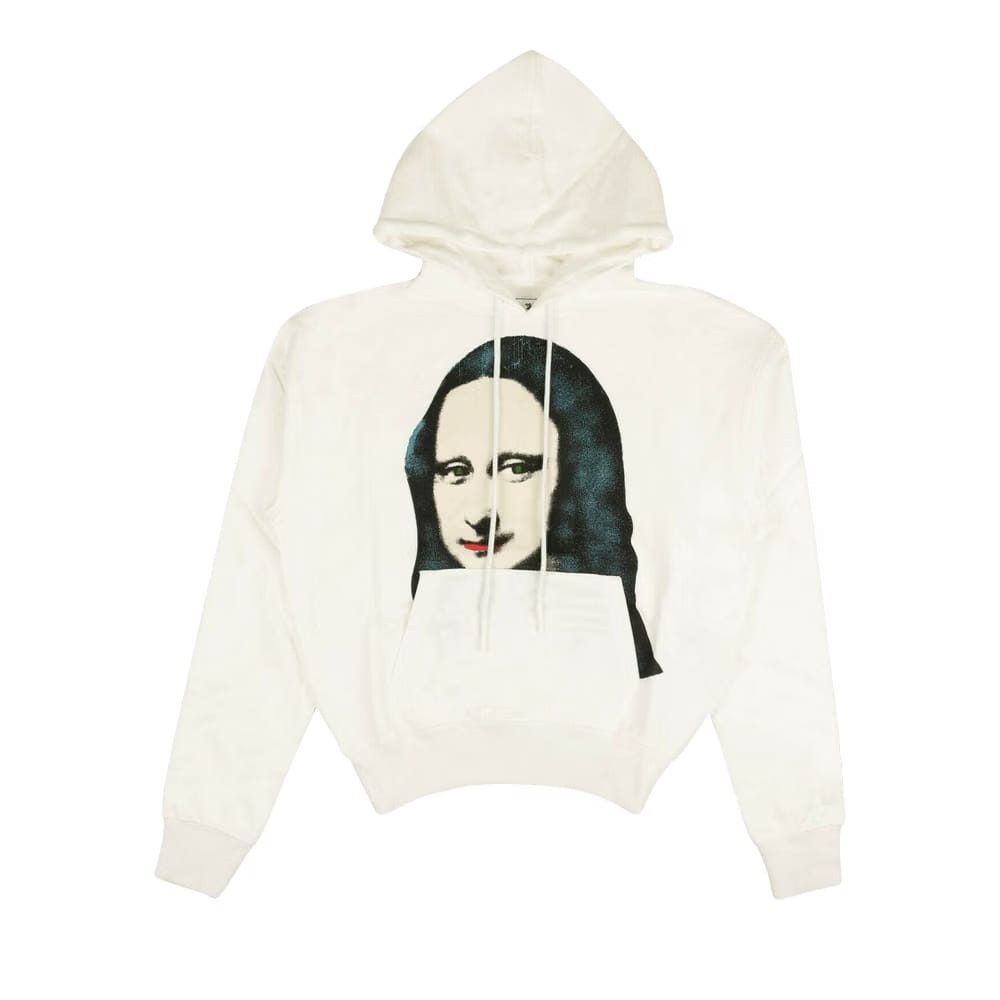 Off-White Mona Lisa Oversized Hoodie White
