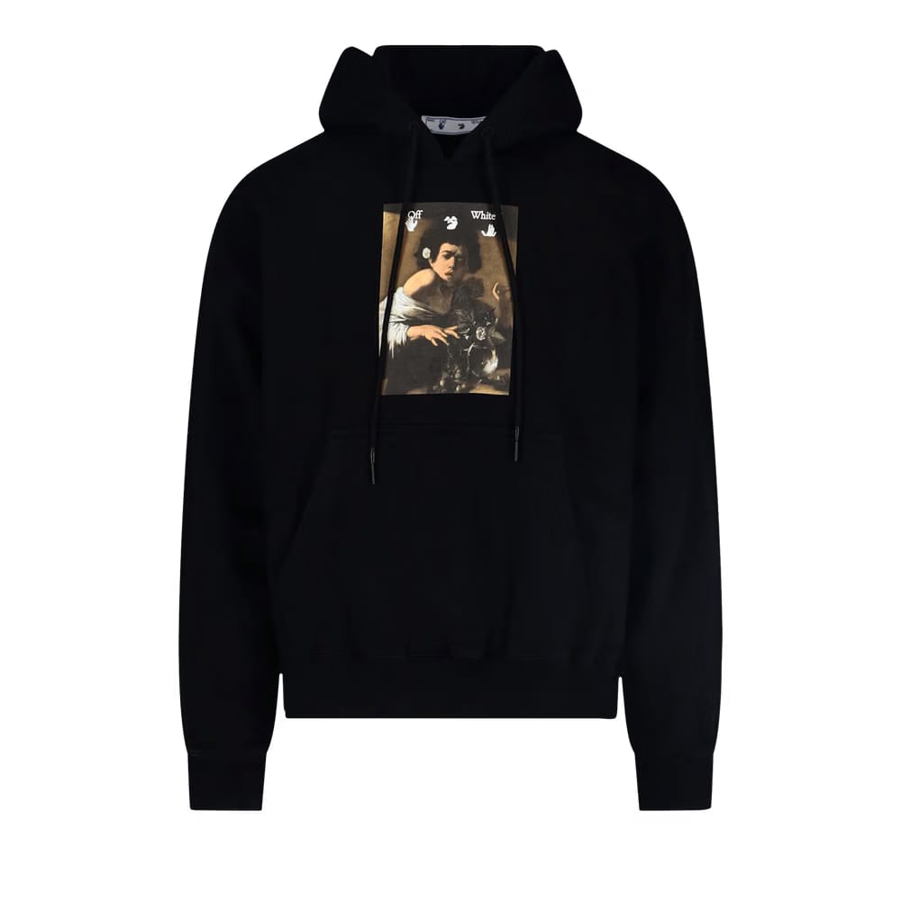 Off-White Caravaggio Boy Skate Hoodie Black/Multicolor
