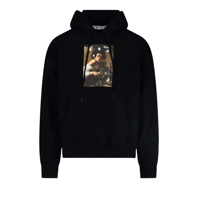 Off-White Caravaggio Boy Skate Hoodie Black/Multicolor