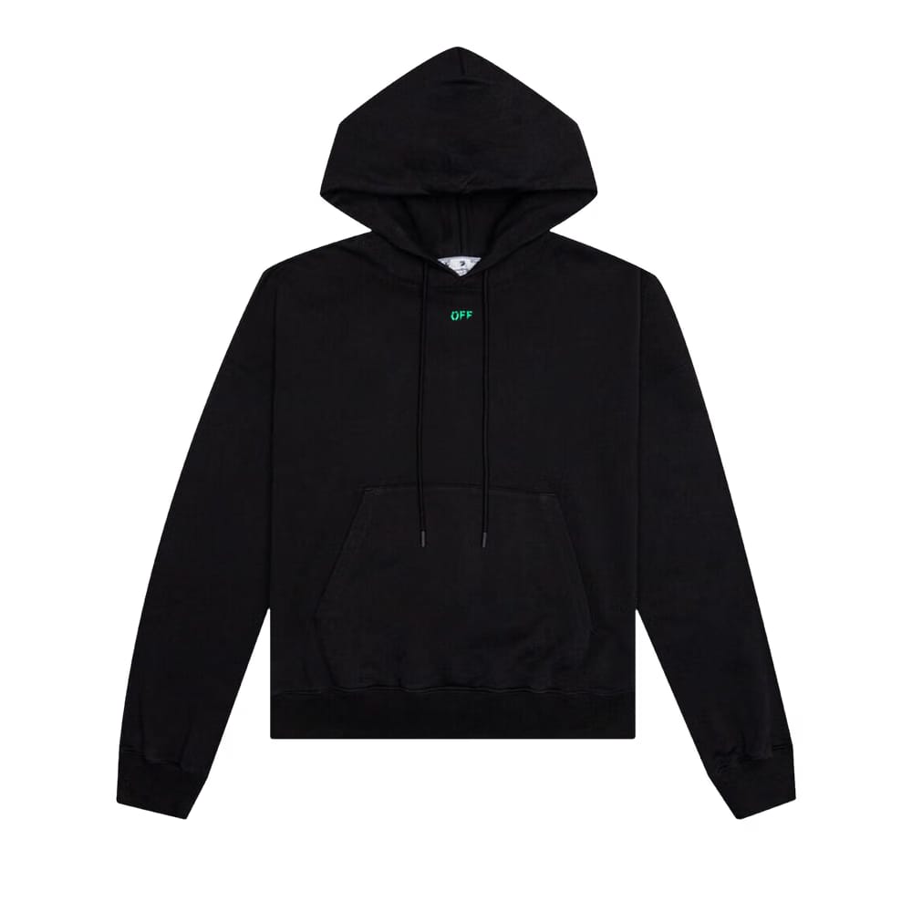 Off-White Alien Mush Boxy Hoodie Black/Green