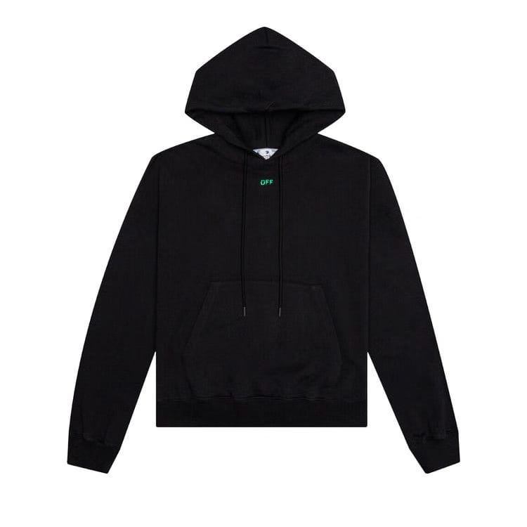 Off-White Alien Mush Boxy Hoodie Black/Green