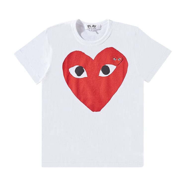 Comme des Garçons PLAY Large Heart Logo T-Shirt White
