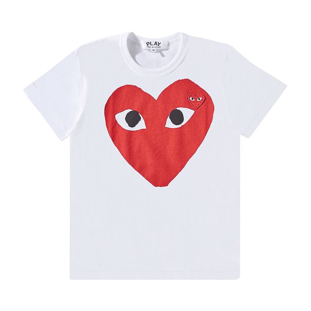 Comme des Garçons PLAY Large Heart Logo T-Shirt White