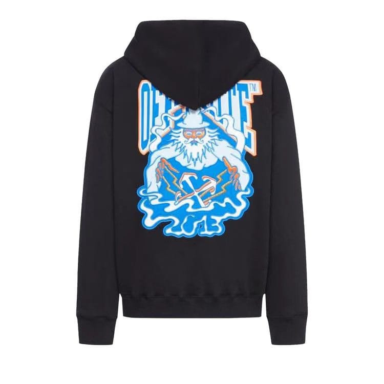 Off-White Wiz Patch Skate Hoodie Black/Multicolor