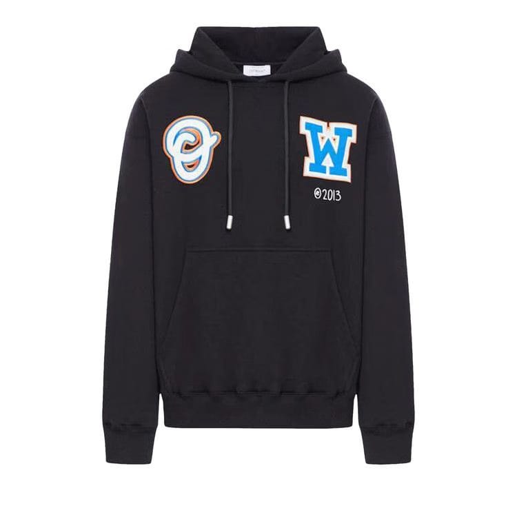 Off-White Wiz Patch Skate Hoodie Black/Multicolor