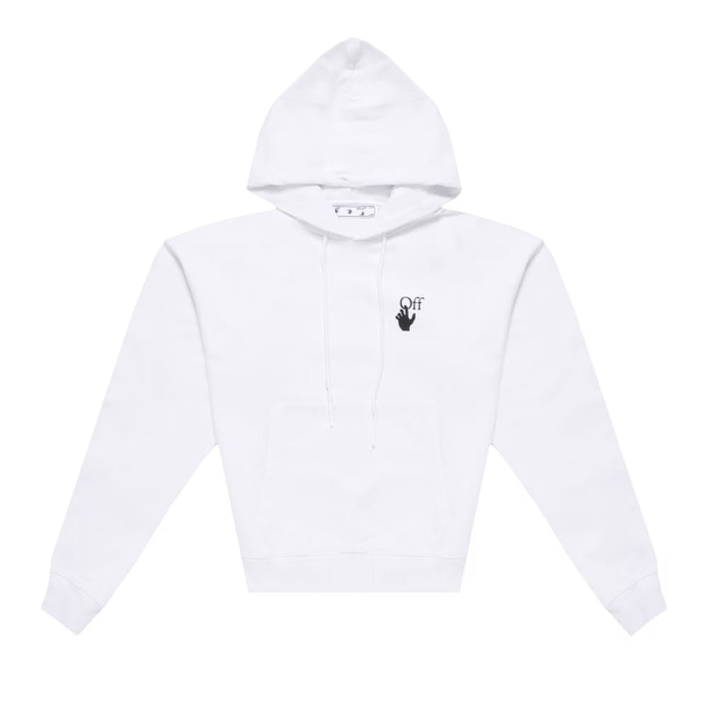 Off-White Caravaggio Lute Over Hoodie White