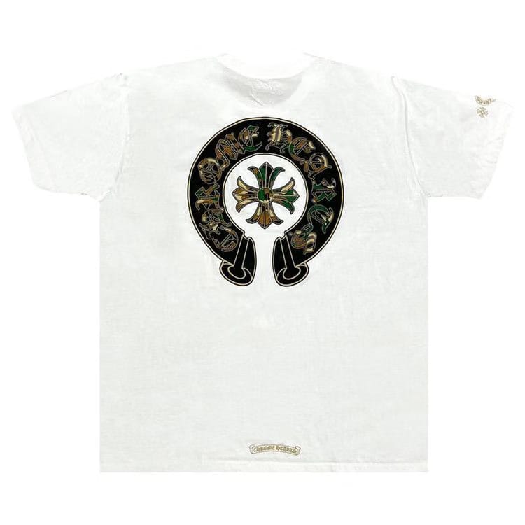 Chrome Hearts Horse Shoe Logo Pocket T-Shirt White/Camo