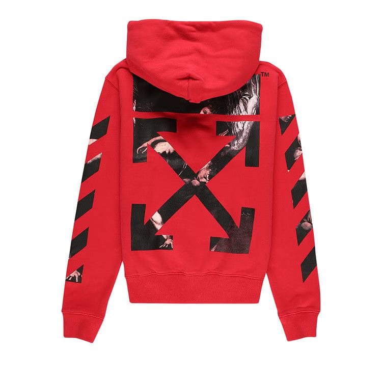 Off-White Caravaggio Arrow Hoodie Red